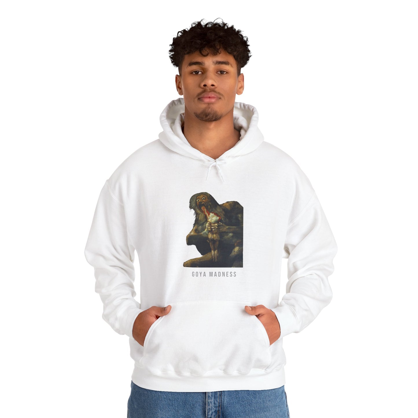 Hooded Sweatshirt - Saturn Devouring His Son by Francisco Goya (1819-23)