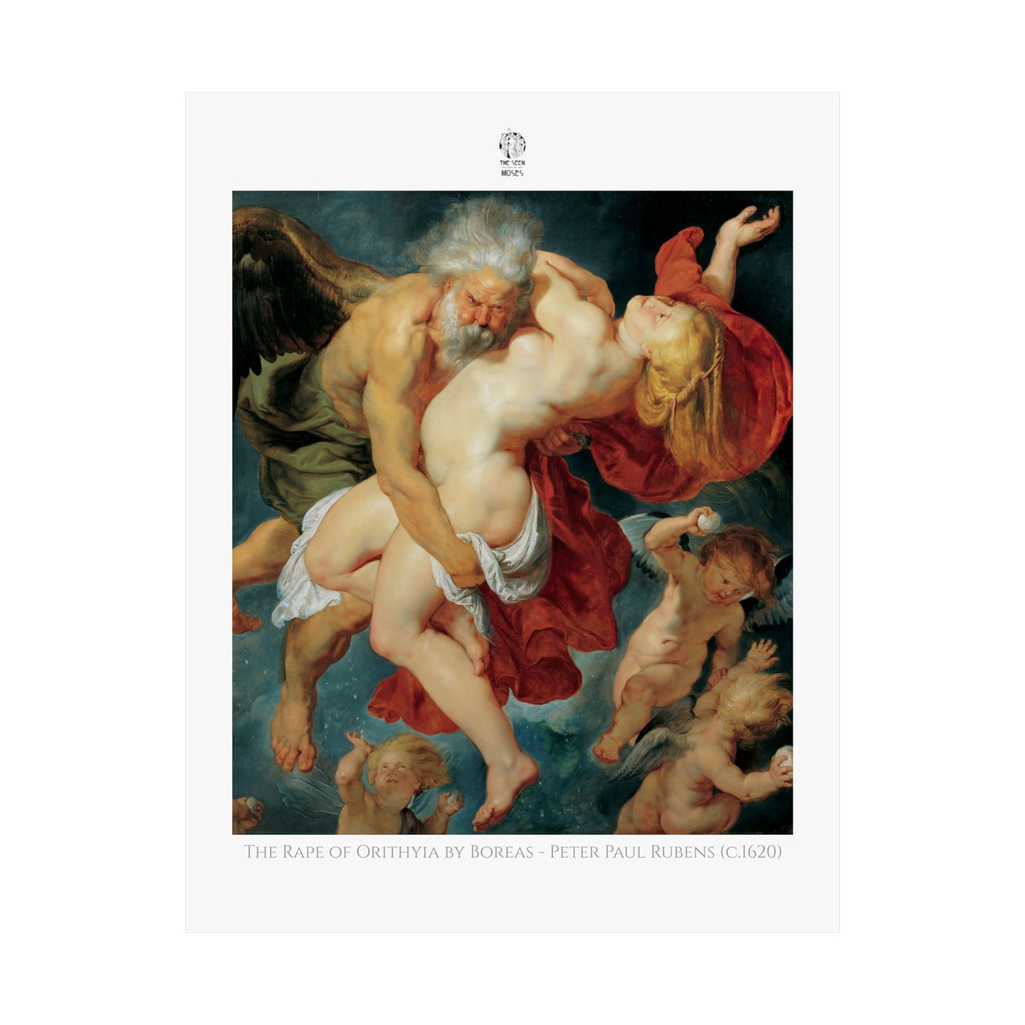 The Abduction of Orithyia by Boreas - Peter Paul Rubens (c.1620)