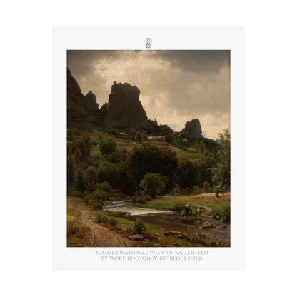 Summer Pastorale (View of Kallenfels) by Worthington Whittredge (1853)