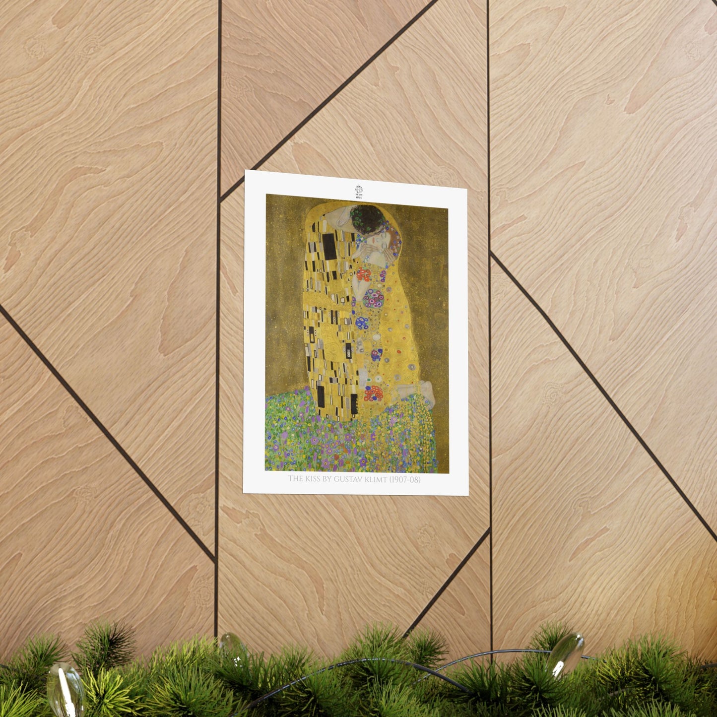 The Kiss by Gustav Klimt (1907-08)