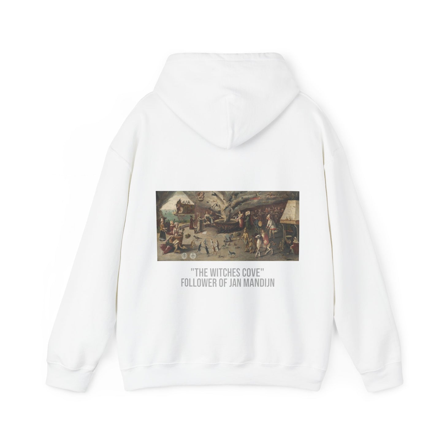 Hooded Sweatshirt- The Witches Cove (follower of Jan Mandijn) (Front+Back)