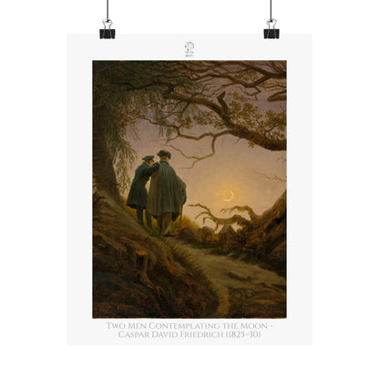 Two Men Contemplating the Moon -  Caspar David Friedrich (1825–30)