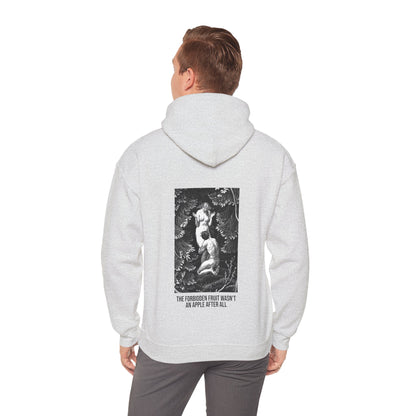 Hooded Sweatshirt- Adam and Eve in Paradise by Max Svabinsky (Front+Back)