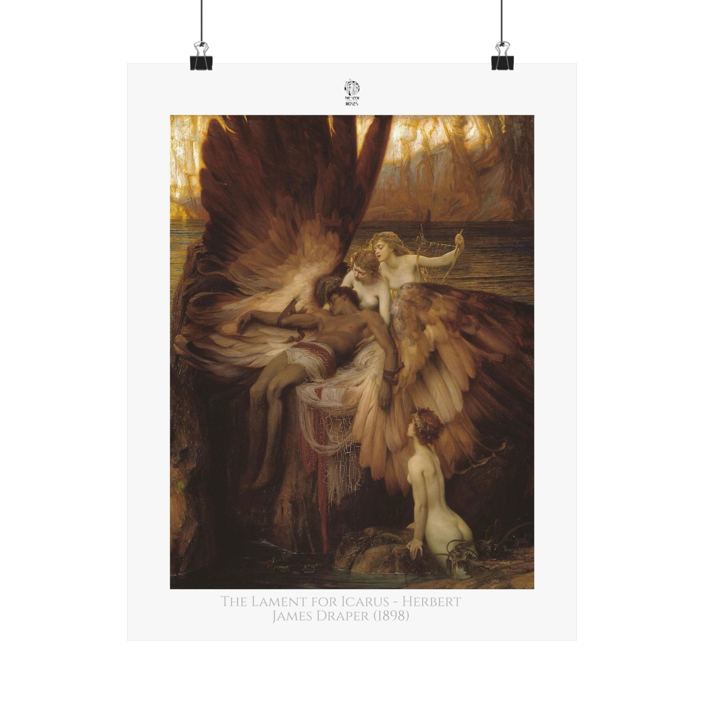 The Lament for Icarus - Herbert James Draper (1898)