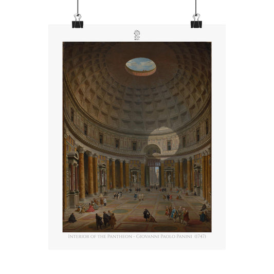 Interior of the Pantheon - Giovanni Paolo Panini (1747)