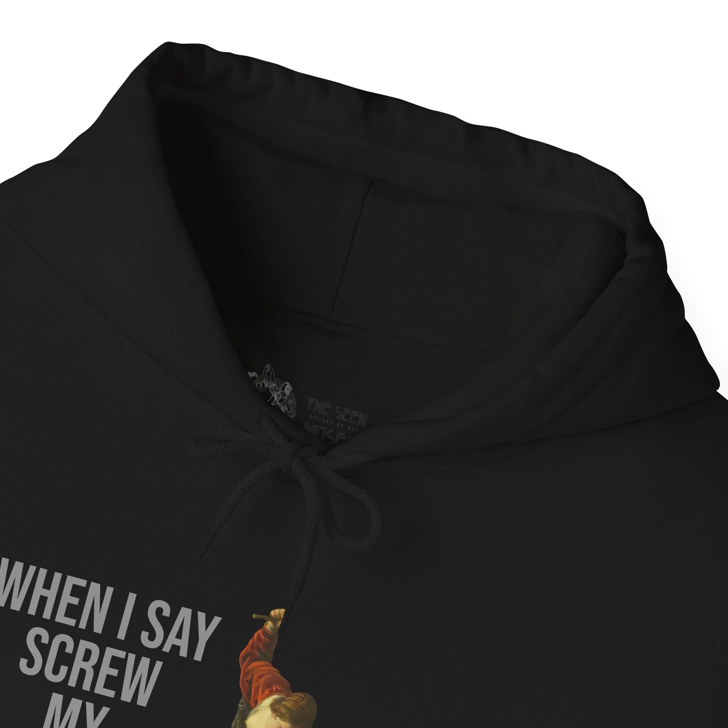 Hooded sweatshirt- Jael and Sisera by Alessandro Turchi (Front)