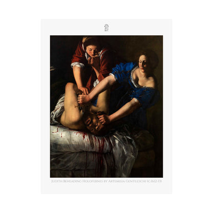 Judith Beheading Holofernes by Artemisia Gentileschi (c.1612-13)