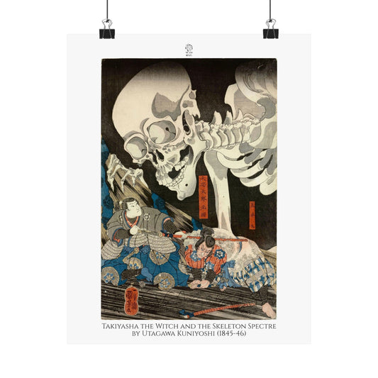 Takiyasha the Witch and the Skeleton Spectre by Utagawa Kuniyoshi (1845-46)