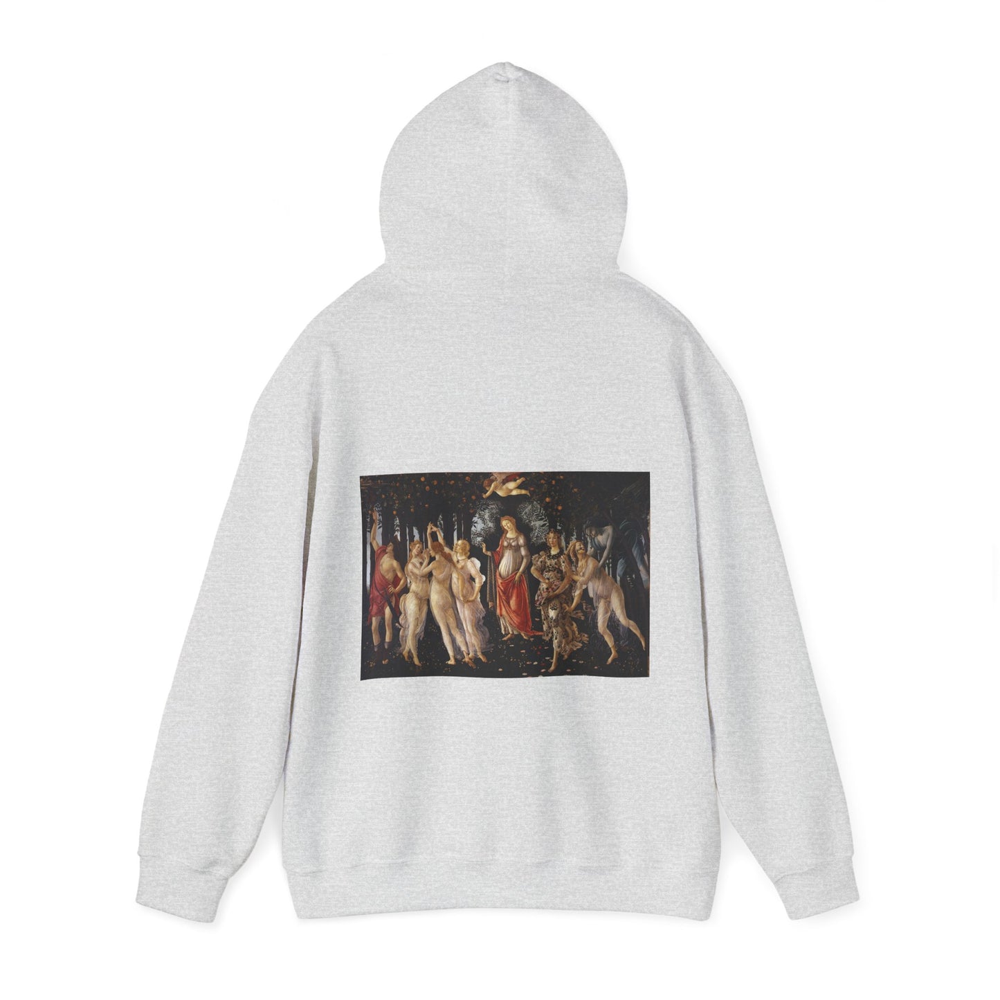 Hooded Sweatshirt- The Seen Muses Primavera by Botticelli logo (Front+Back)