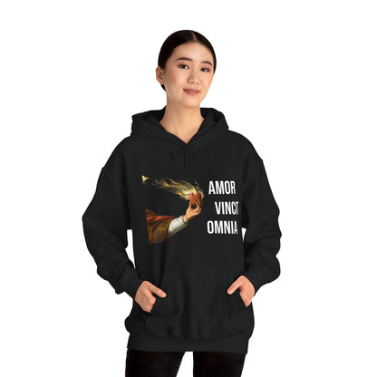 Hooded Sweatshirt- Saint Augustine by Philippe de Champaigne (Front+Back)