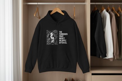 Hooded Sweatshirt- Adam and Eve in Paradise by Max Svabinsky
