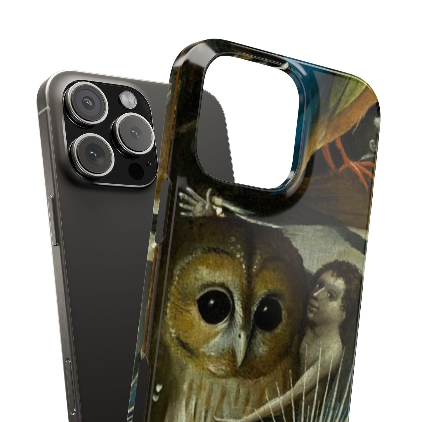 Owl detail by Hieronymus Bosch