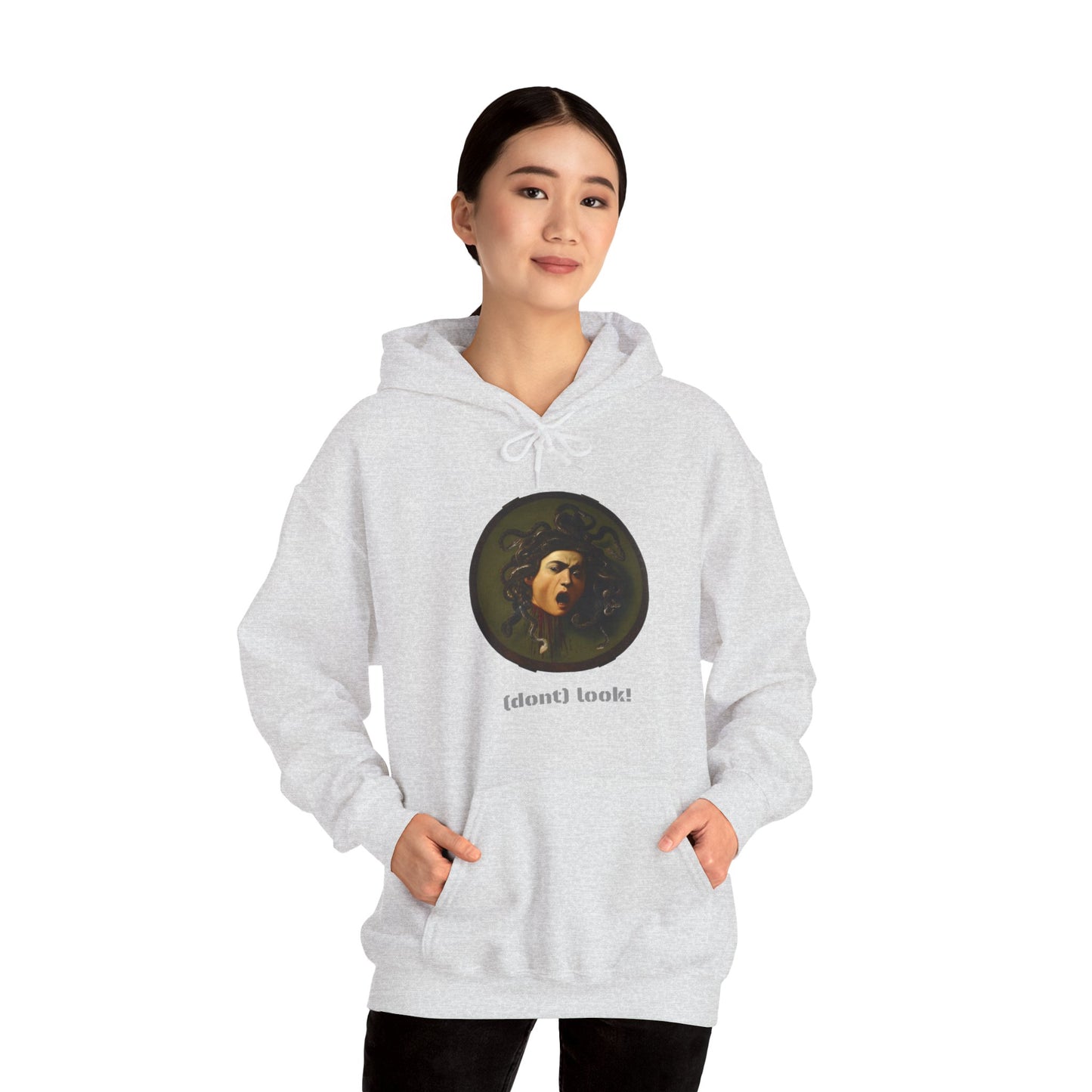 Hooded Sweatshirt- Medusa by Caravaggio (Front)