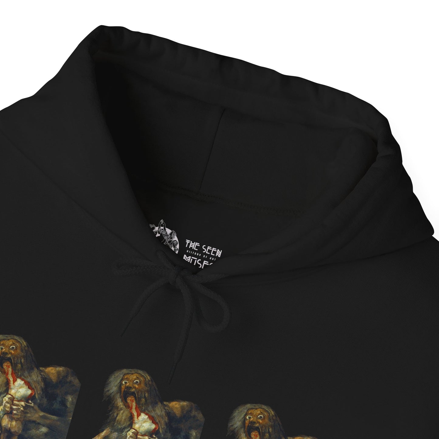 Hooded Sweatshirt - Saturn Devouring His Son by Francisco Goya (1819-23)