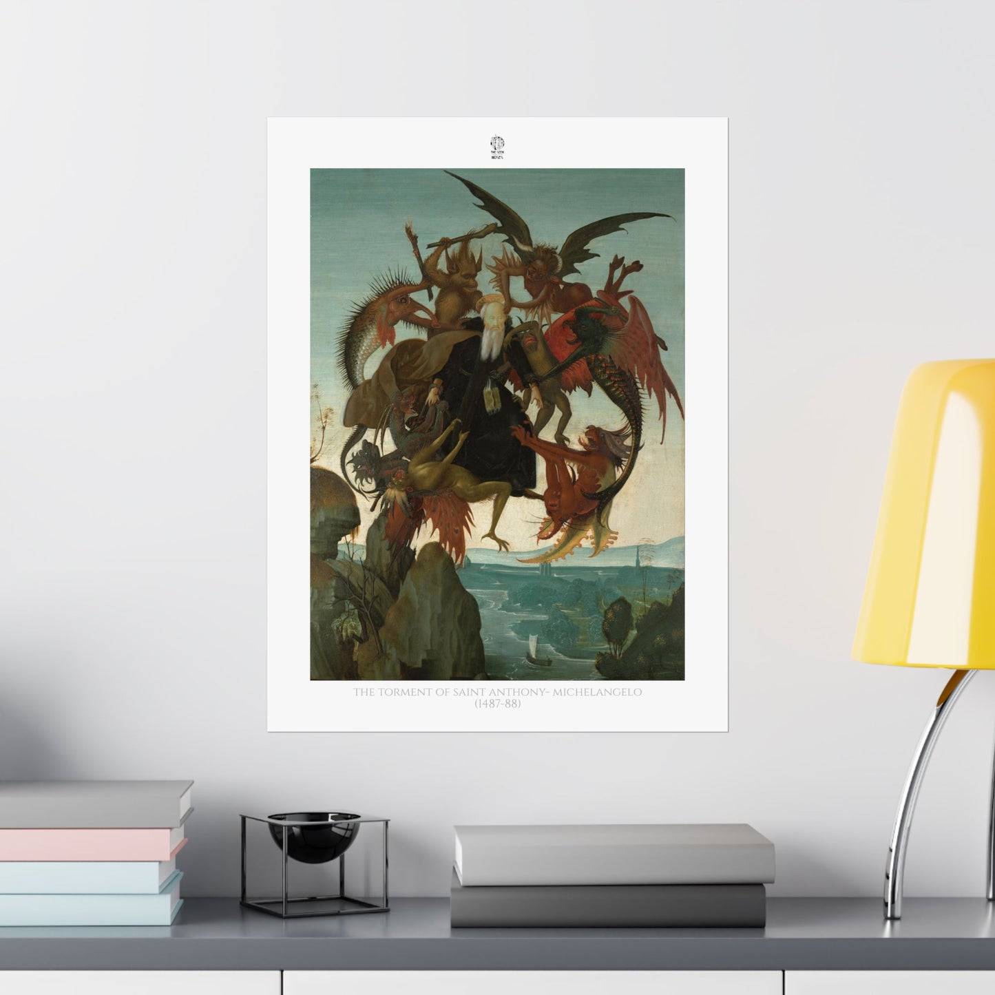 The Torment of Saint Anthony - Michelangelo (1487-88)