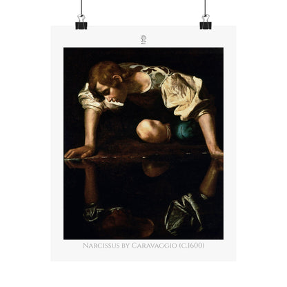 Narcissus by Caravaggio (c.1600)