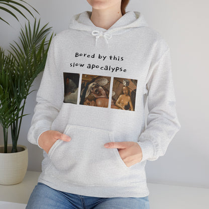 Hooded Sweatshirt- Garden of Earthly Delights (Hell panel) by Hieronymus Bosch (Front+Back)