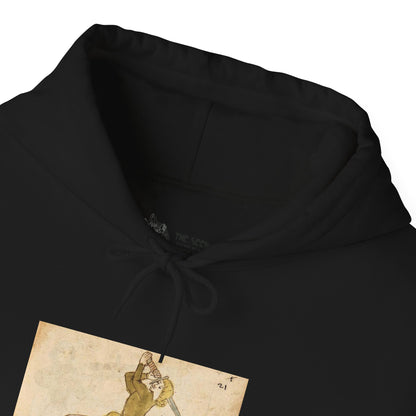 Hooded Sweatshirt- Codex Wallerstein Folio 21R (Front)