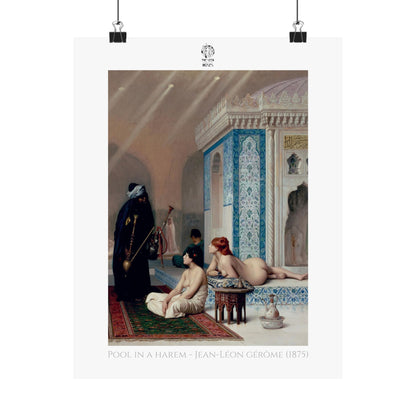 Pool in a Harem by Jean-Léon Gérôme (1875)